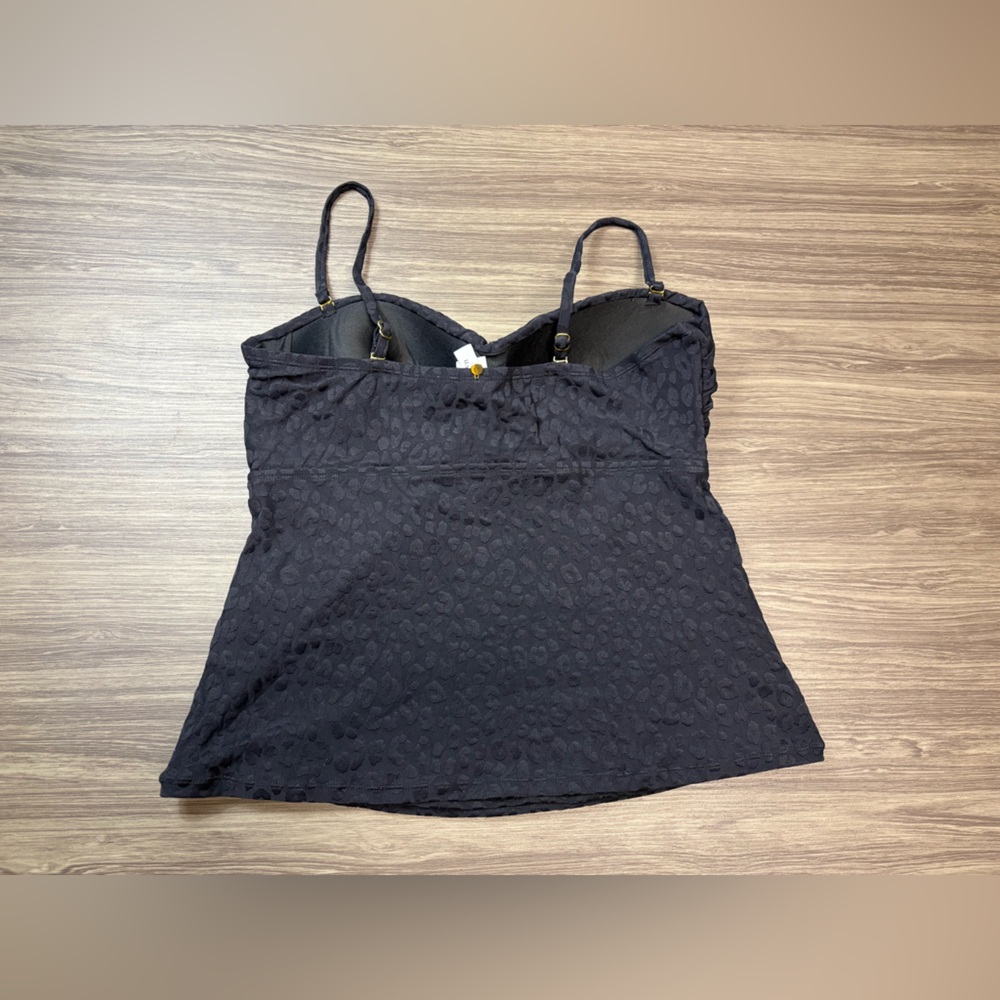 Crown & Ivy Black Tankini Size Large - Picture 7 of 7
